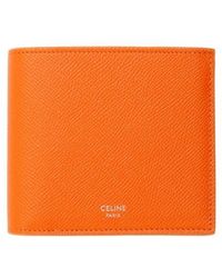 Celine - Bi-Fold Wallet With Coin Compartment - Lyst