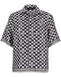 Amiri - Checked Short Sleeved Shirt - Lyst
