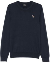 Paul Smith - Ps Zebra Crew-Neck Knitted Sweater - Lyst
