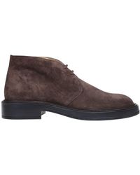 Tod's - Desert Round Toe Lace-Up Boots - Lyst