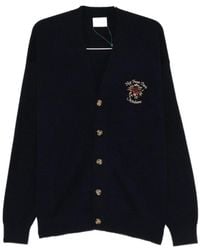 Drole de Monsieur - Long Sleeve Knitted Cardigan - Lyst