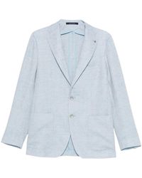 Tagliatore - Logo-Pin Blazer - Lyst