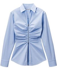 Alexander Wang - Gathered Bust Shirt - Lyst