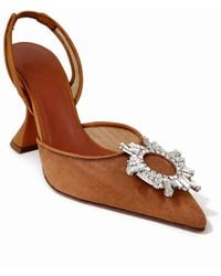 AMINA MUADDI - Pointed-Toe High-Heeled Sandals - Lyst