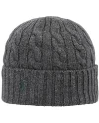 Polo Ralph Lauren - Pony Pattern Knitted Hat - Lyst