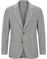 Lardini - Roma Corduroy Single-Breasted Blazer - Lyst