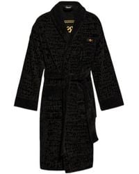 Versace - Long-Sleeved Bathrobe - Lyst