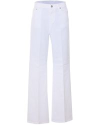 Dondup - Logo Patch Wide-Leg Jeans - Lyst