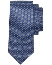 Ferragamo - Gancini Printed Tie - Lyst