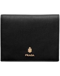 Prada - Small Leather Wallet - Lyst