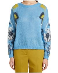 iBlues - Crew Neck Long-Sleeved Sweater - Lyst