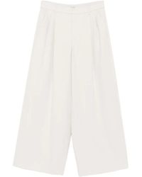 Max Mara - Wide-Leg Casual Pants - Lyst