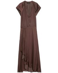 Zadig & Voltaire - Randall V-Neck Midi Dress - Lyst