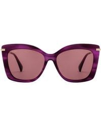 Max Mara - Square Frame Sunglasses - Lyst