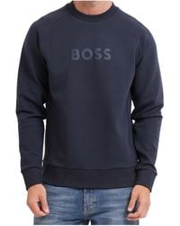 BOSS - Long-Sleeve Sweatshirt - Lyst