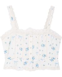 LoveShackFancy - Cotton Cami Top - Lyst