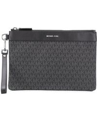 Michael Kors - Monogram Zipped Travel Pouch - Lyst