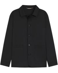 BOSS - Buttoned Patch-Pocket Jacket - Lyst