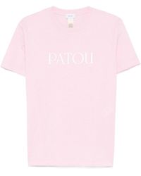 Patou - Logo-Print Organic Cotton T-Shirt - Lyst