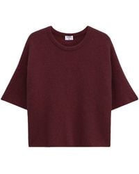 Filippa K - Short-Sleeve Knitted Top - Lyst