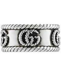 Gucci - Gg Marmont Wide Ring - Lyst
