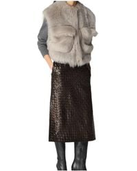 Bottega Veneta - Toscana Shearling Cropped Gilet - Lyst
