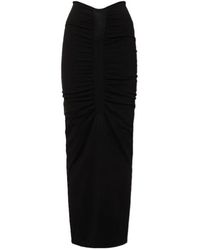 Alexander Wang - Pleated Knit Skirt - Lyst