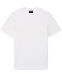 Emporio Armani - Textured T-Shirt - Lyst