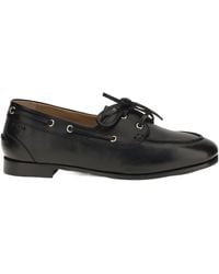Bally - Plume Boat-Style Flat Shoes - Lyst