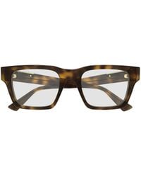 Gucci - Eyewear Rectangular Frame Glasses - Lyst
