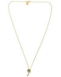 Palm Angels - Palm Crystal-Embellished Necklace - Lyst