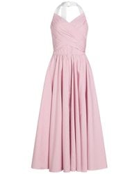 Patou - Striped Halterneck Maxi Dress - Lyst