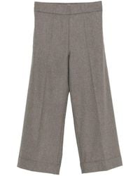 D.exterior - Pressed-Crease Turned-Up Trousers - Lyst