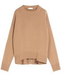 Max Mara - Logo Round Neck Sweater - Lyst