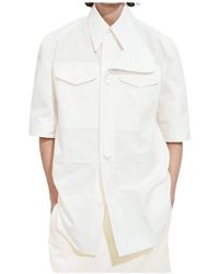 Bottega Veneta - Button-Up Short-Sleeved Shirt - Lyst