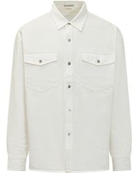 JW Anderson - Jw Anderson Oversized Denim Shirt - Lyst