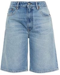 MM6 by Maison Margiela - Denim Bermuda Shorts - Lyst