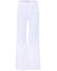Liu Jo - Button-Detail Flared Jeans - Lyst