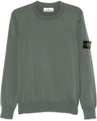 Stone Island - Compass Patch Crewneck Jumper - Lyst