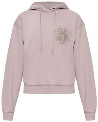 DIESEL - Drawstring Graphic-Print Hoodie - Lyst