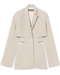 Jacquemus - Cut-Out Blazer Mini Dress - Lyst