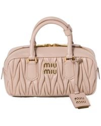 Miu Miu - Arcadie Matelassé Nappa Leather Bag - Lyst