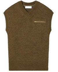 Tory Burch - Wool Vest - Lyst