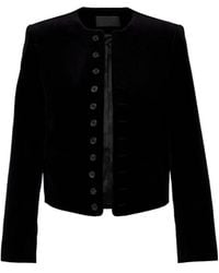 Nili Lotan - Patti Cotton Velvet Jacket - Lyst
