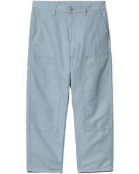 Carhartt - Walter Double Knee Logo-Patch Tapered Trousers - Lyst