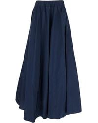 P.A.R.O.S.H. - Flowing Maxi Skirt With Elastic Waistband And Versatile Silhouette - Lyst