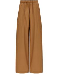 Fabiana Filippi - Elasticated Waistband Loose-Leg Trousers - Lyst