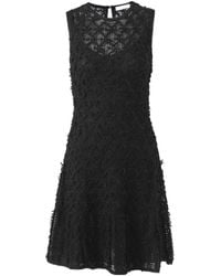 Chloé - Chlo Lace Detailed Flared Mini Dress - Lyst
