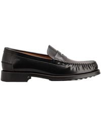 Tod's - Gathered Detail Loafers - Lyst