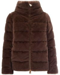 Herno - Quilted High-Neck Down Jacket - Lyst